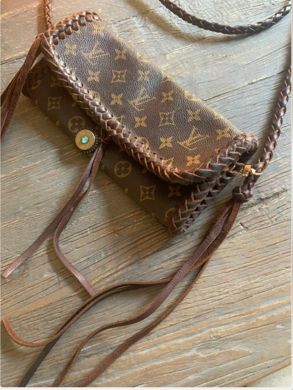 Louis Vuitton- Re Purposed  Monogram Crossbody - Picture 4 of 7